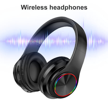 Wireless Headphones Bluetooth Noise Cancelling Stereo Earphones over Ear Headset